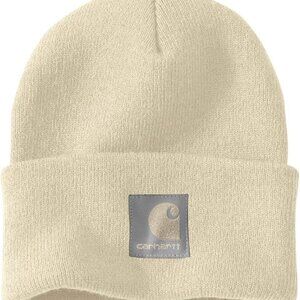 Carhartt Women's Knit Satin-Lined Beanie in OAT MILK NWT
